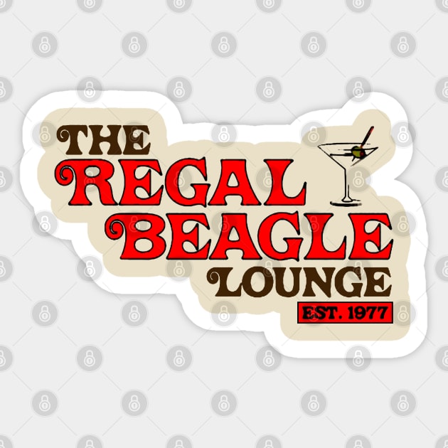 the regal beagle Sticker by AkanaZwa